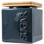 Maritime Sugar Canister Blue