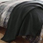 Harvey Charcoal Textured Throw Charcoal
