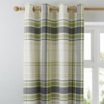 Stanley Green Thermal Eyelet Curtains Green