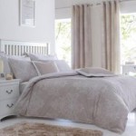 Versailles Natural Reversible Duvet Cover and Pillowcase Set Natural