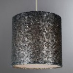 Sequin Silver Light Shade Silver