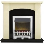 Holden Fireplace Suite with Electric Fire 2000W 39 Inch Cream (Natural)