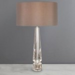 5A Fifth Avenue Belgravia Column Table Lamp Grey