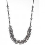 Swish Neve Crystal Beaded Tieback Charcoal