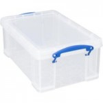 Really Useful 9L Plastic Storage Box Clear