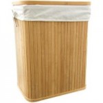 Woodford Bamboo Laundry Basket Brown