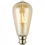 Dunelm Arthur 4W LED BC Filament Bulb Light Brown