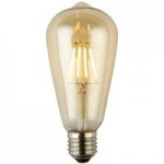 Dunelm Arthur 4W LED ES Filament Bulb Light Brown