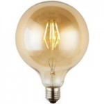 Dunelm Henry 4W LED ES Globe Bulb Light Brown