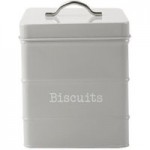 Housekeeper Grey Biscuit Canister Grey