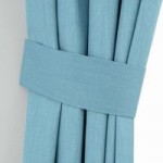 Solar Teal Curtain Tiebacks Teal Blue