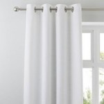 Vermont White Eyelet Curtains White