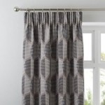 Metropolitan Black Pencil Pleat Curtains Black