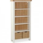 Wilby Cream Large Bookcase Cream (Natural)