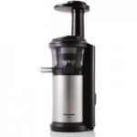 Panasonic MJL500SXC Silver Slow Juicer with Frozen Sorbet Attachment Silver