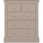 Blakely Taupe 5 Drawer Chest Taupe (Brown)