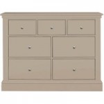 Blakely Taupe 7 Drawer Chest Taupe Brown
