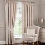 Willow Ivory Pencil Pleat Curtains Beige
