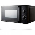 Black 700w 20L Manual Microwave Black