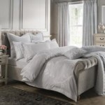 Dorma Palais 100% Cotton Grey Duvet Cover Grey