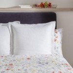 Dorma Wildflower Matalasse Continental Square Pillowcase White