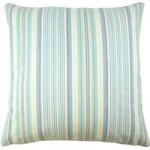 Blue Coastal Stripe Cushion Cover Blue