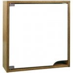 Milan Oak Mirror Cabinet Light Oak