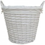 Versailles White Large Basket White