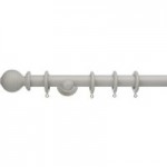 Maine Fixed Grey Curtain Pole Dia. 28mm Grey