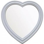 Heart Mirror White