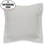 Non Iron Plain Dye Ivory Continental Square Pillowcase Cream