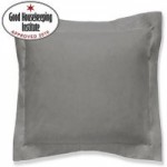 Non Iron Plain Dye Slate Continental Square Pillowcase Slate (Grey)