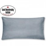 Non Iron Plain Dye Denim Blue Bolster Pillowcase Denim (Blue)