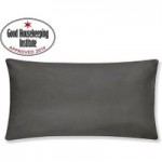 Non Iron Plain Dye Pewter Bolster Pillowcase Pewter (Grey)