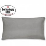 Non Iron Plain Dye Slate Bolster Pillowcase Slate (Grey)
