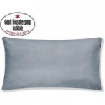 Non Iron Plain Dye Denim Blue Large Bolster Pillowcase Denim (Blue)