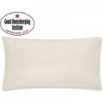 Non Iron Plain Dye Cream Large Bolster Pillowcase Cream