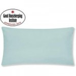 Non Iron Plain Dye Duck Egg Blue Large Bolster Pillowcase Duck Egg (Blue)