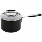 Infinity Hard Anodised 18cm Saucepan Black