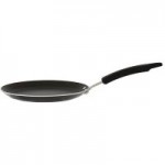Dunelm 24cm Aluminium Pancake Pan Black