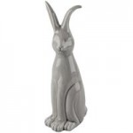 Ceramic Hare Ornament Grey