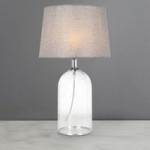 Lenny Glass Table Lamp Clear