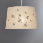 Bumble Embroidered Light Shade Natural