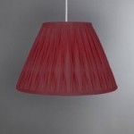 Valerie Pinch Pleat Light Shade Berry (Red)