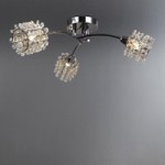 Jaimee 3 Light Chrome Ceiling Fitting Chrome