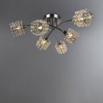 Jaimee 6 Light Chrome Ceiling Fitting Chrome