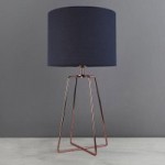 Hester Wire Base Table Lamp Copper Copper