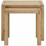 Hastings Solid Oak Nest of Tables Brown