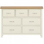 Sidmouth Cream 7 Drawer Chest Cream