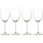 Elegance Pack of 4 Red Wine Glasses Red